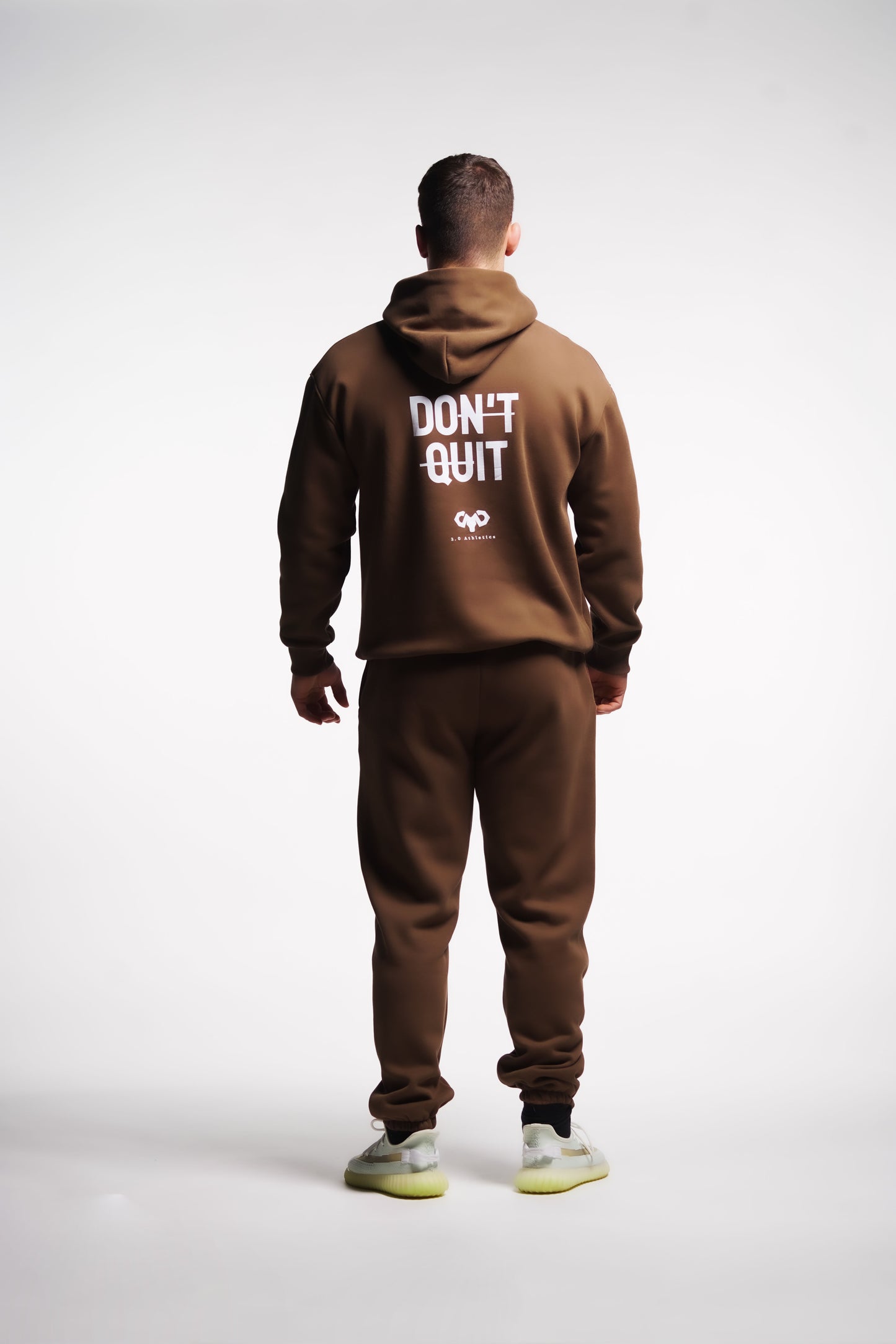 DON'T QUIT HOODIES BROWN