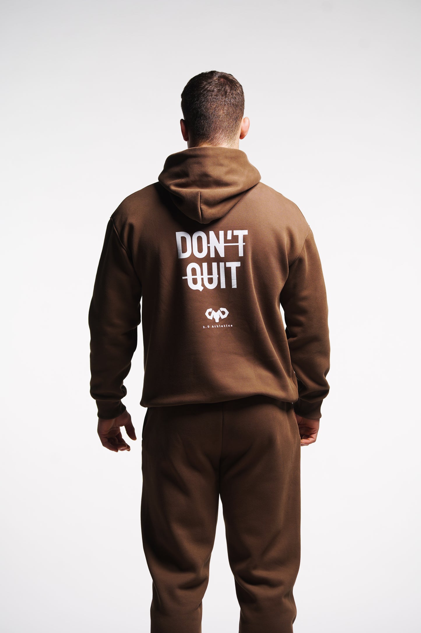 DON'T QUIT HOODIES BROWN