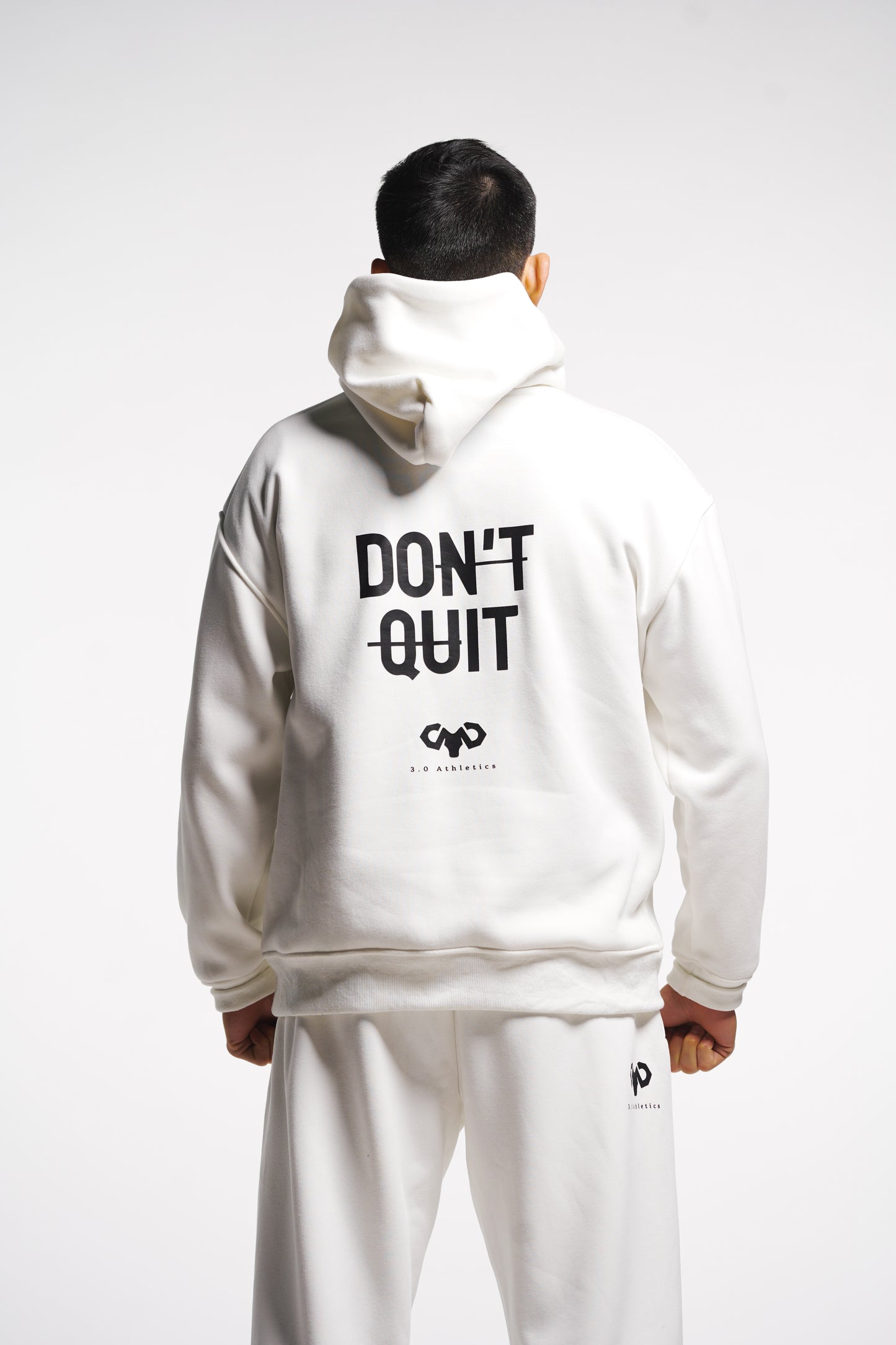 DON'T QUIT HOODIES WHITE